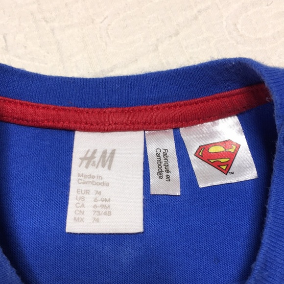 6-9m (5/$20) Superman Tee by H&M - Picture 7 of 15